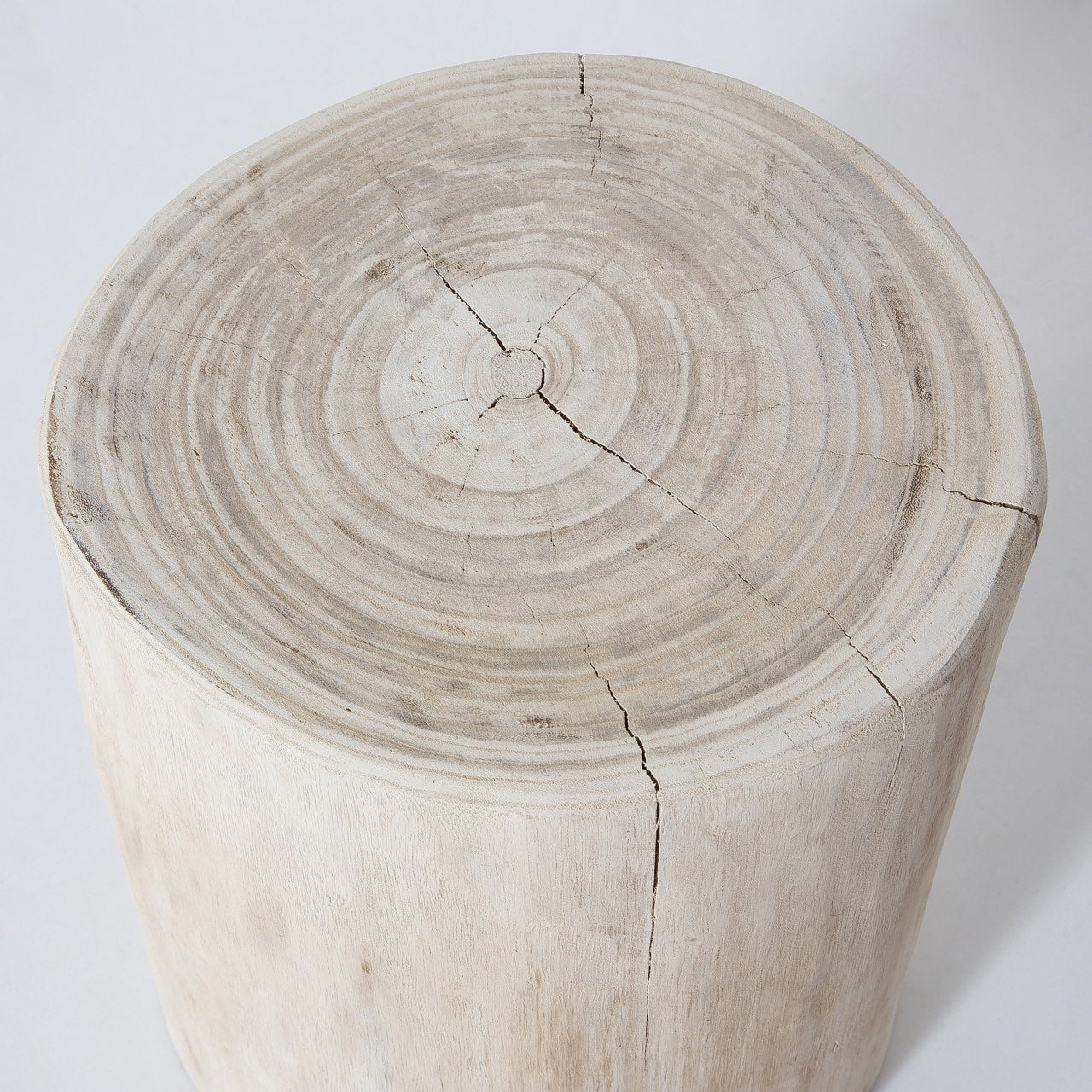 Nova Wide 16 Inch Stump - Round - White