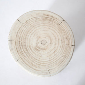 Nova Wide 16" Stump - Round - White