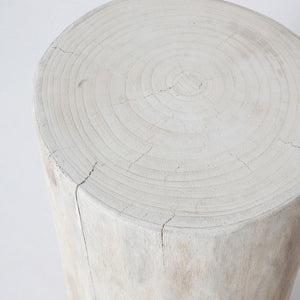 Nova Wide 16" Stump - Round - White