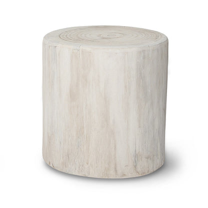 Nova Wide 16 Inch Stump - Round - White