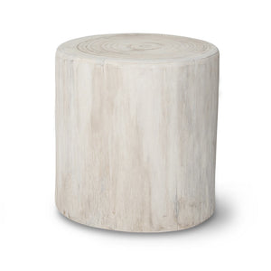Nova Wide 16 Inch Stump - Round - White
