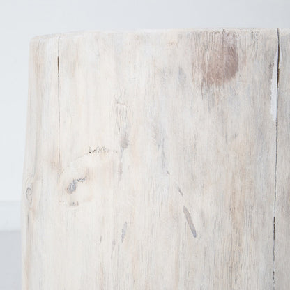 Nova Wide 18" Stump - Round - White