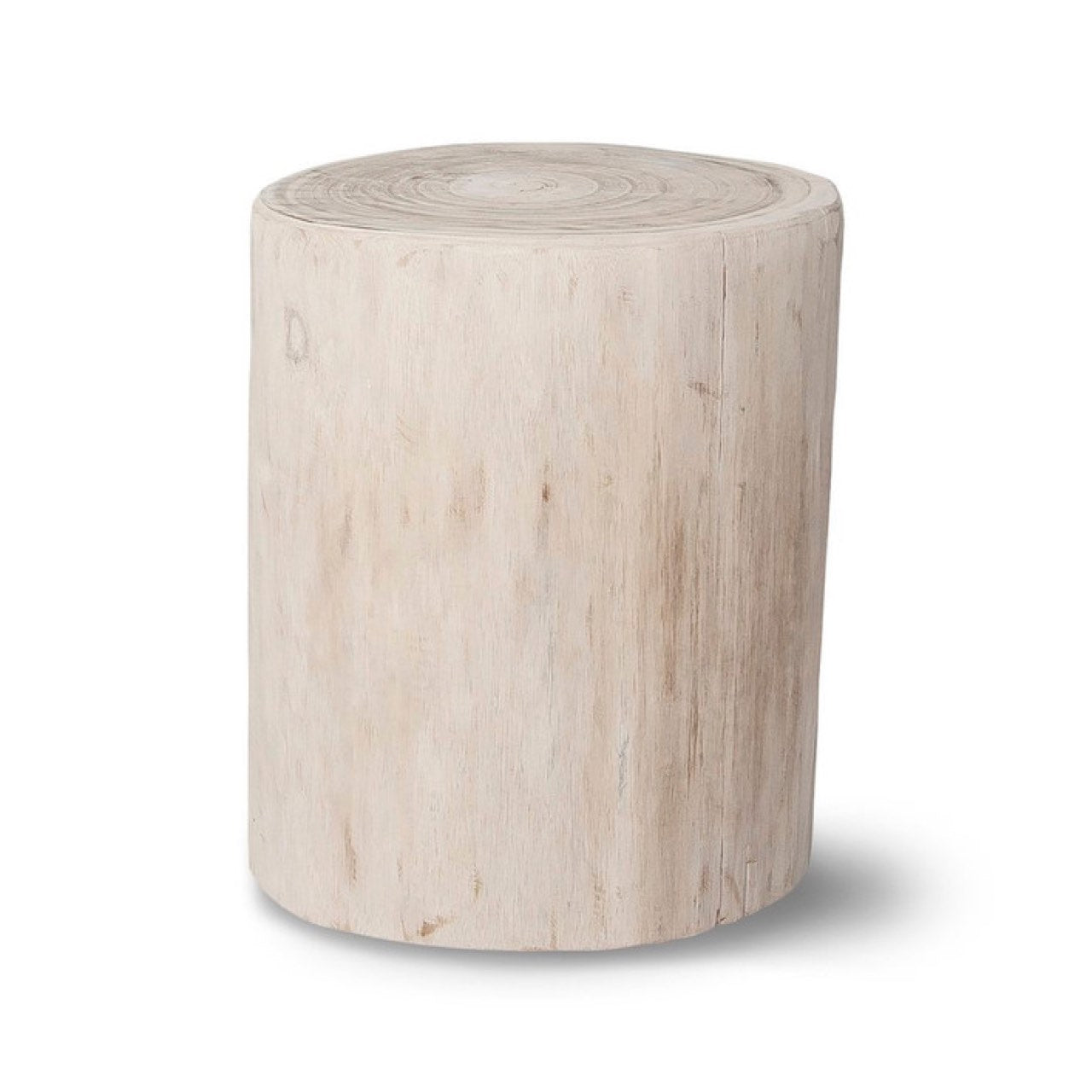 Nova Wide 18 Inch Stump - Round - White