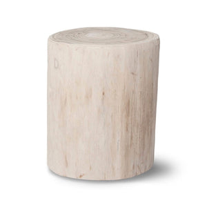 Nova Wide 18 Inch Stump - Round - White
