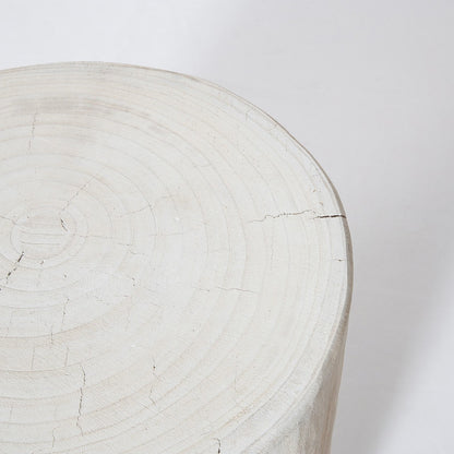 Nova Wide 21 Inch Stump - Round - White