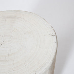 Nova Wide 21 Inch Stump - Round - White