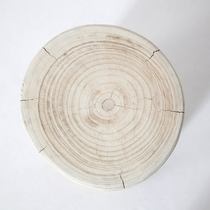 Nova Wide 21" Stump - Round - White