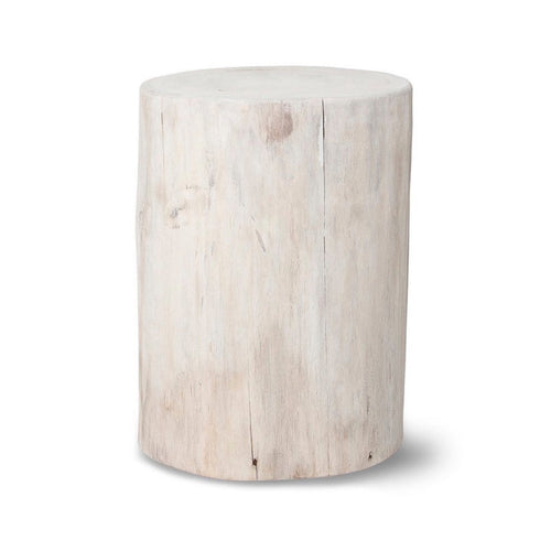 Nova Wide 21 Inch Stump - Round - White