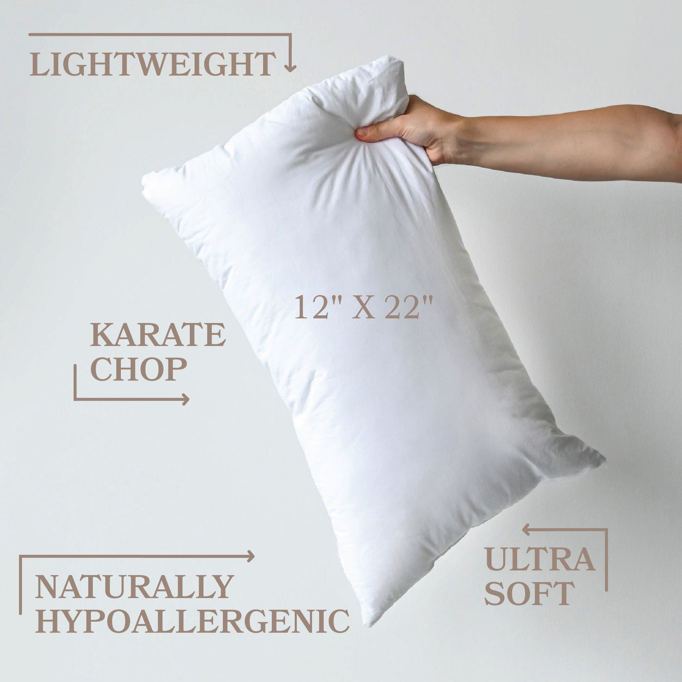 FAUX DOWN CUSHION INSERT FOR 12" X 22"
