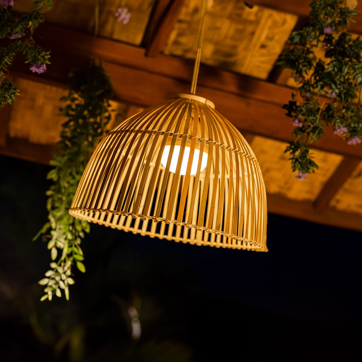 Reona Hanging Pendant - Outdoor Use & Rechargeable