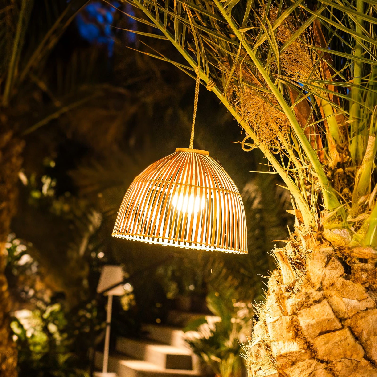 Reona Hanging Pendant - Outdoor Use & Rechargeable