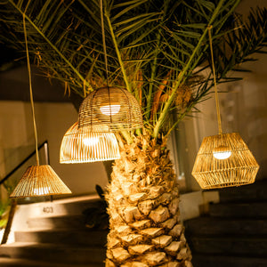 Reona Hanging Pendant - Outdoor Use & Rechargeable