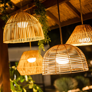 Reona Hanging Pendant - Outdoor Use & Rechargeable