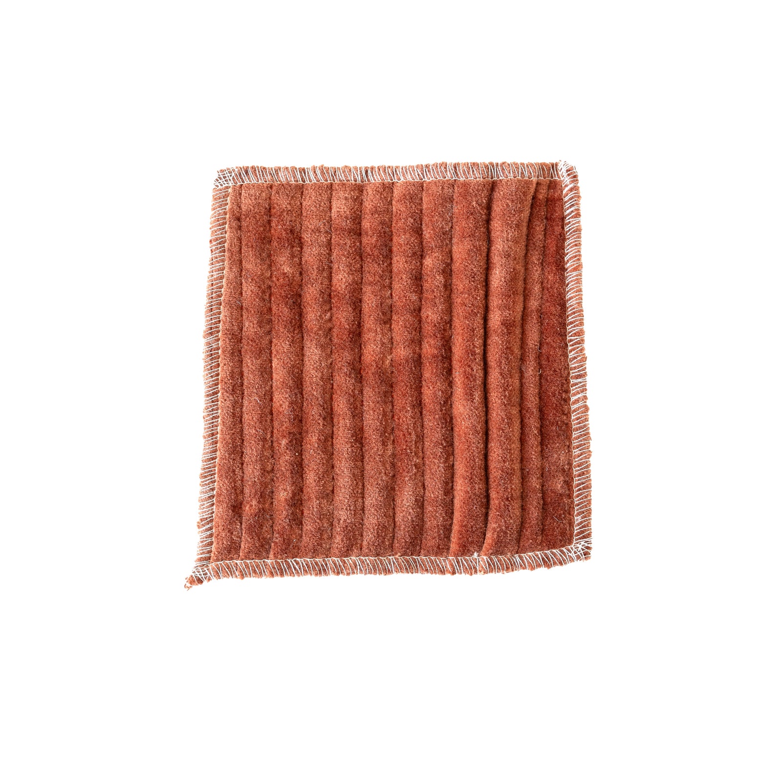VELVET - RIBBED RUST