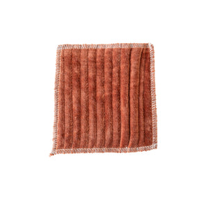 VELVET - RIBBED RUST