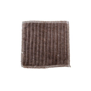 VELVET - RIBBED BROWN