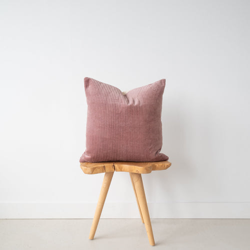 VELVET - RIBBED ROSE PINK