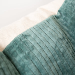VELVET - RIBBED TEAL