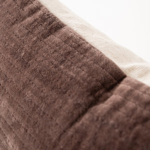 VELVET - RIBBED BROWN