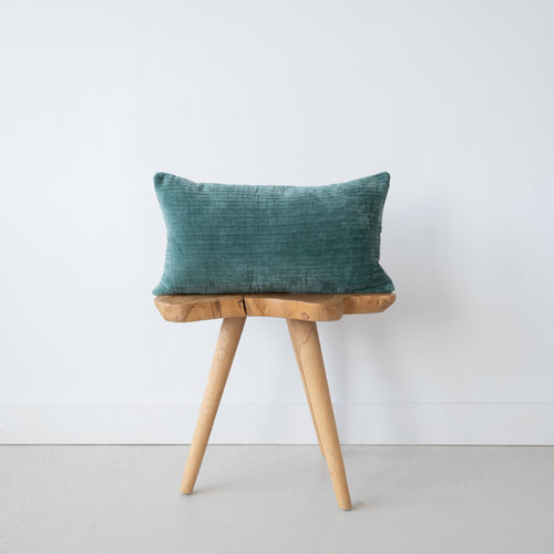 VELVET - RIBBED TEAL