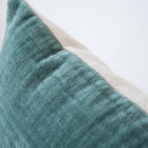 VELVET - RIBBED TEAL