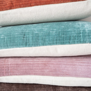 VELVET - RIBBED RUST