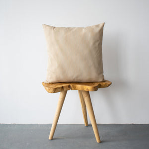 OUTDOOR PILLOW - TAN STRIPE 20"