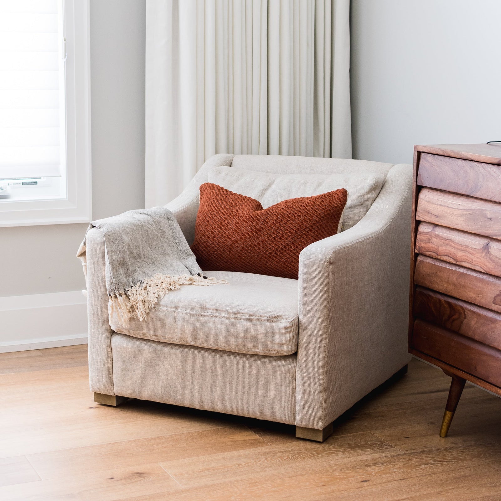 COTTON CANVAS - ALLEGRA RUST