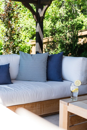 OUTDOOR PILLOW - NAVY 20"