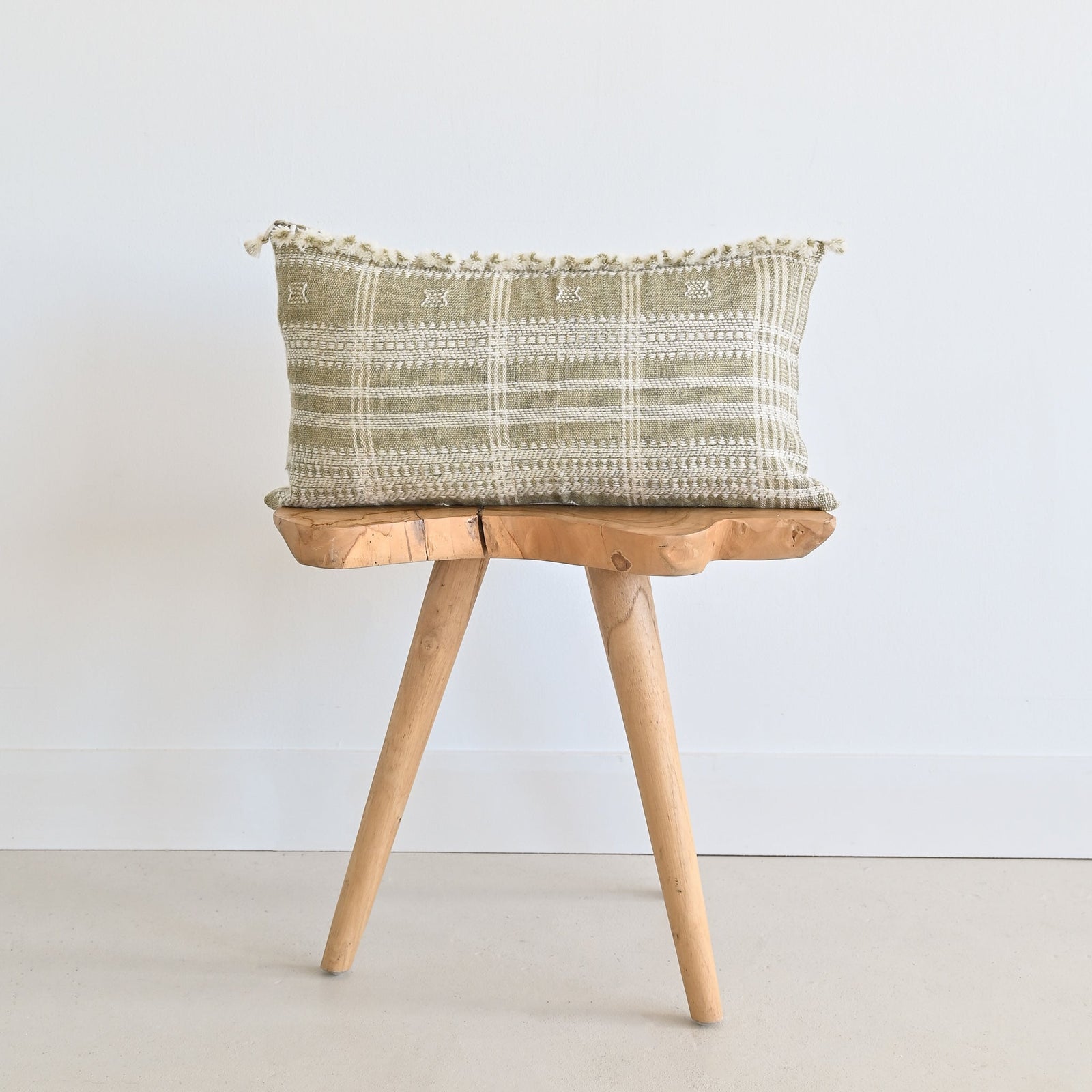 BHUJODI PILLOW COVER - NATURAL