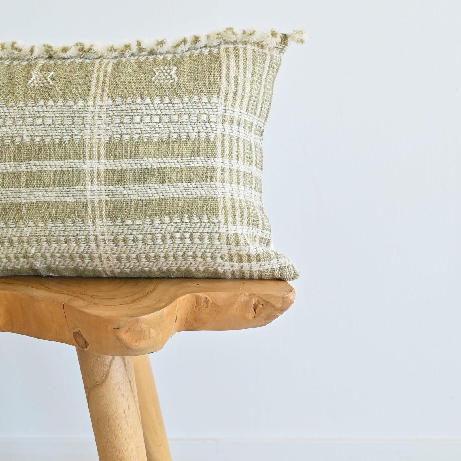 BHUJODI PILLOW COVER - NATURAL