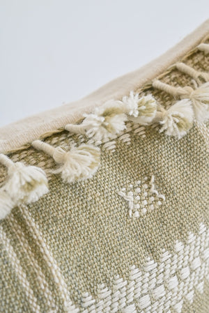 BHUJODI PILLOW COVER - NATURAL