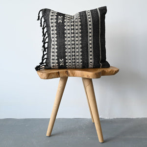 BHUJODI PILLOW COVER - CHARCOAL