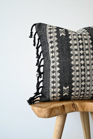 BHUJODI PILLOW COVER - CHARCOAL