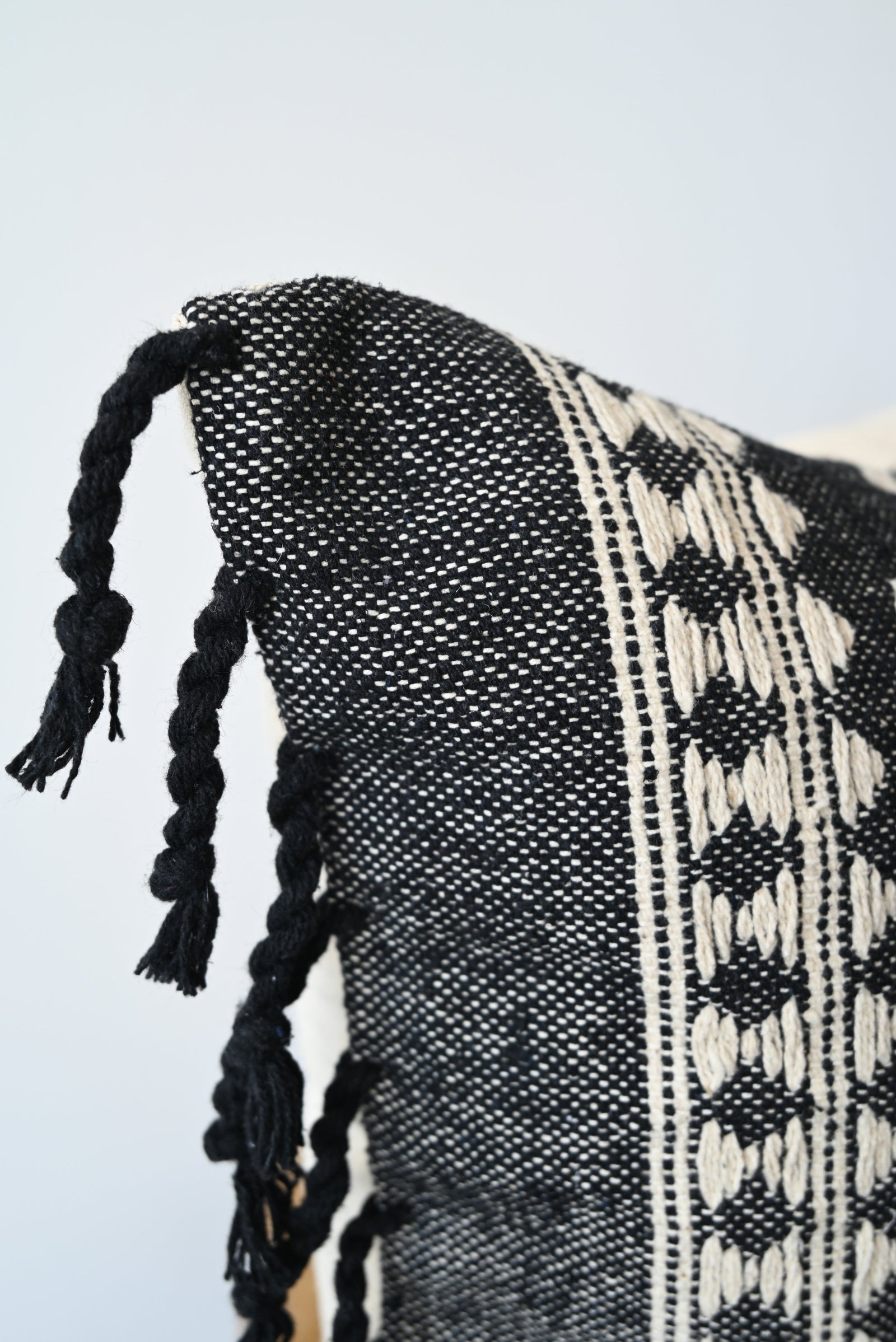 BHUJODI PILLOW COVER - CHARCOAL