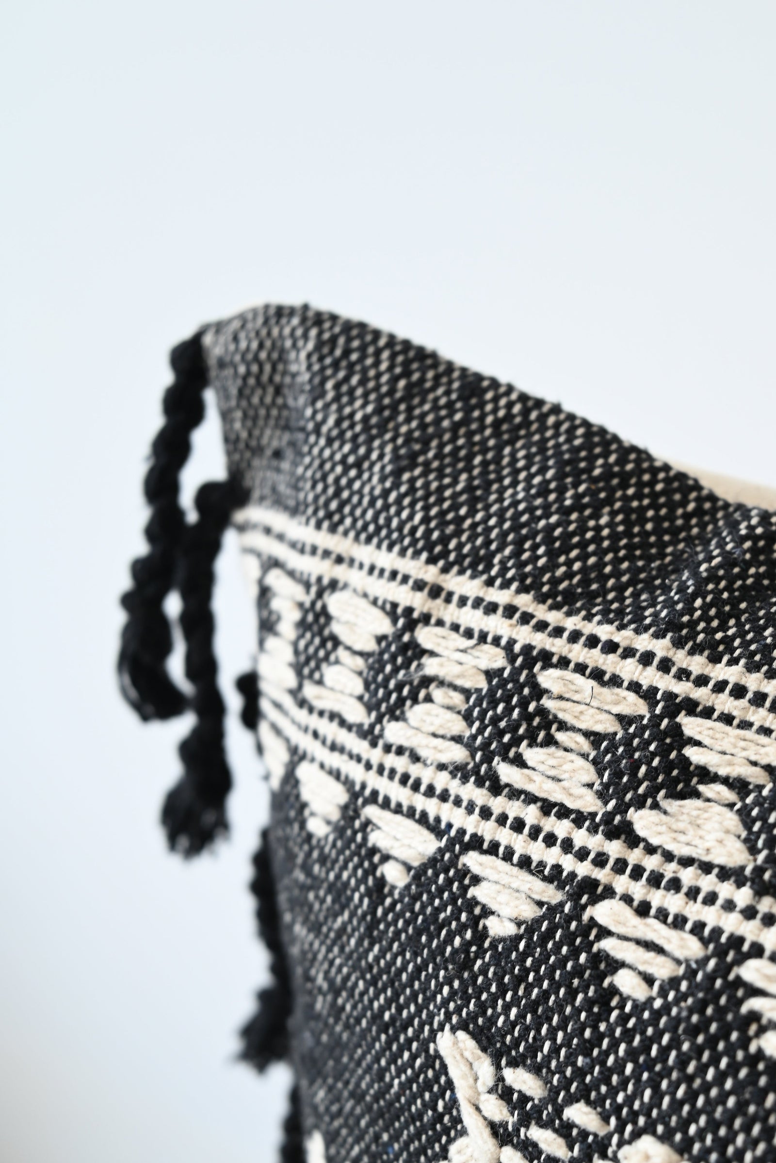 BHUJODI PILLOW COVER - CHARCOAL