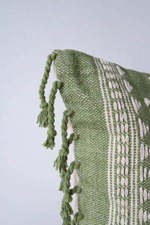 BHUJODI PILLOW COVER - GREEN