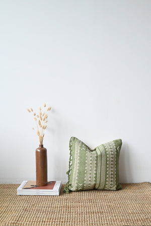BHUJODI PILLOW COVER - GREEN