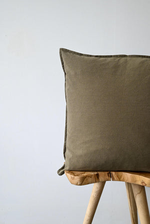 COTTON/ LINEN - OLIVE