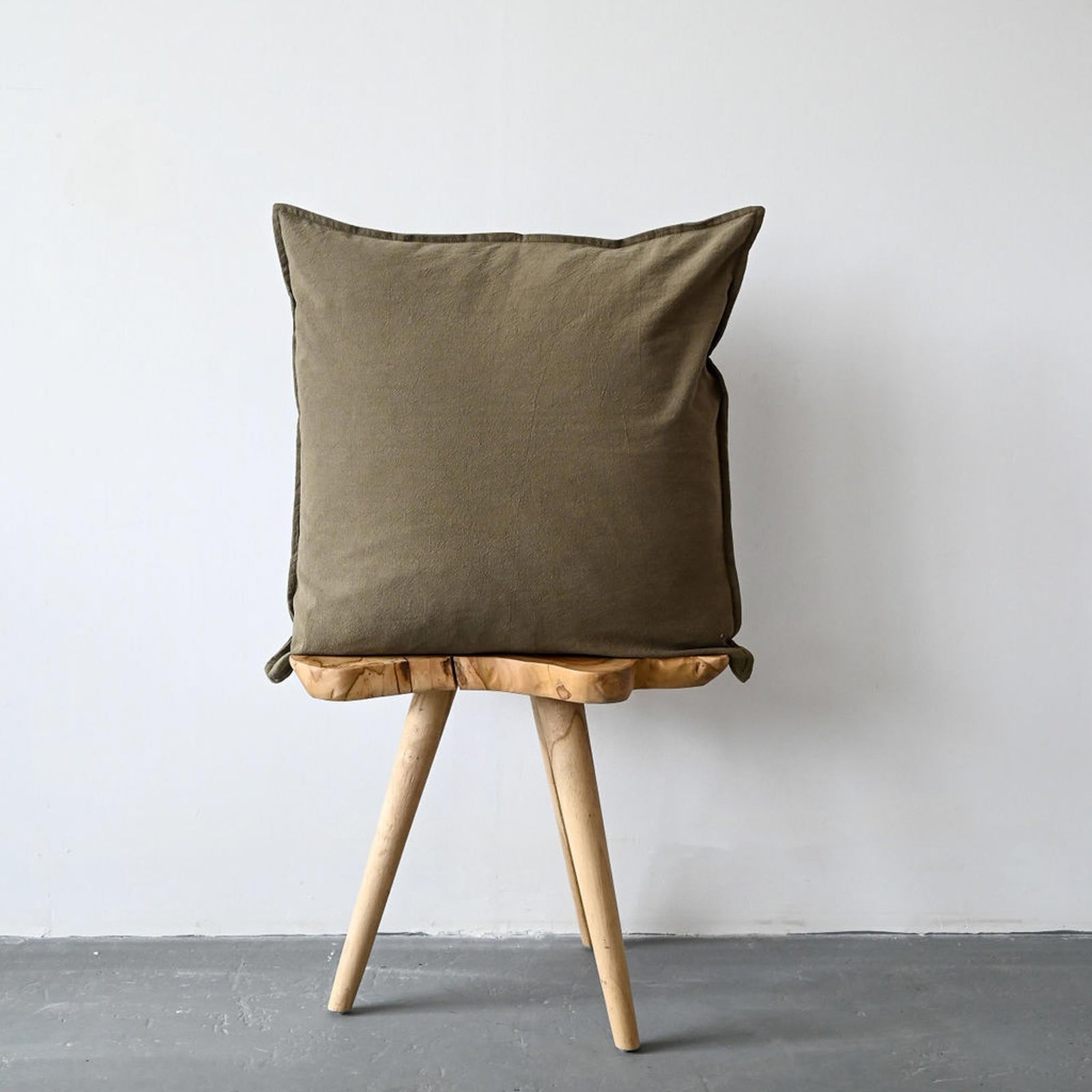 COTTON/ LINEN - OLIVE