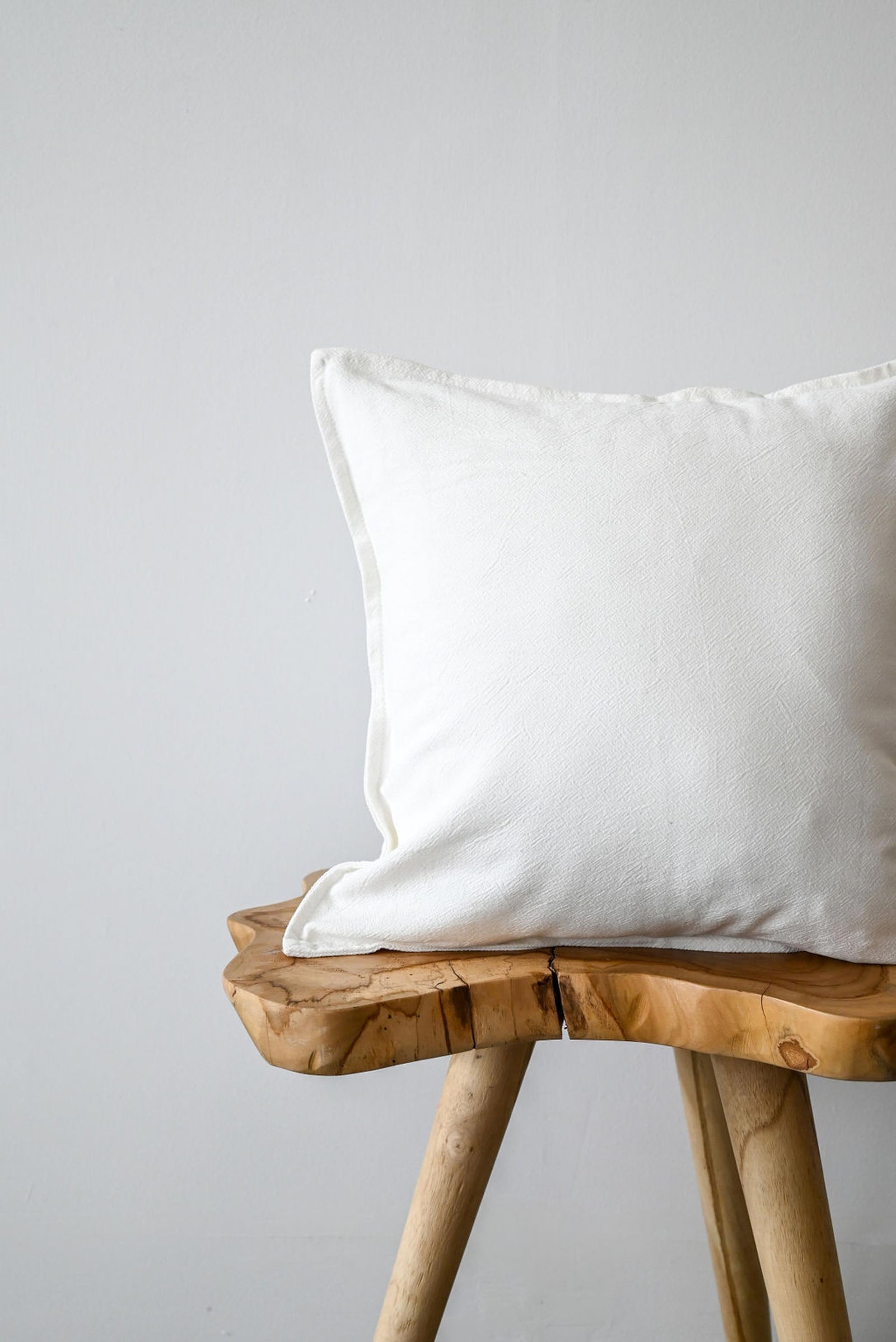 COTTON/ LINEN - WHITE