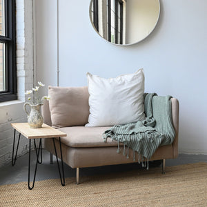 COTTON/ LINEN - WHITE