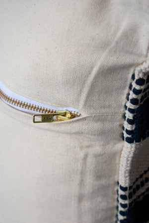 COTTON CANVAS - NAVY RIPPLE