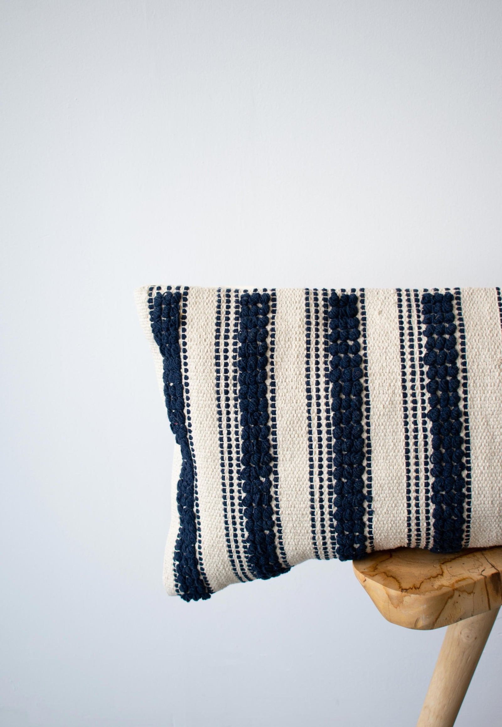 COTTON CANVAS - NAVY RIPPLE