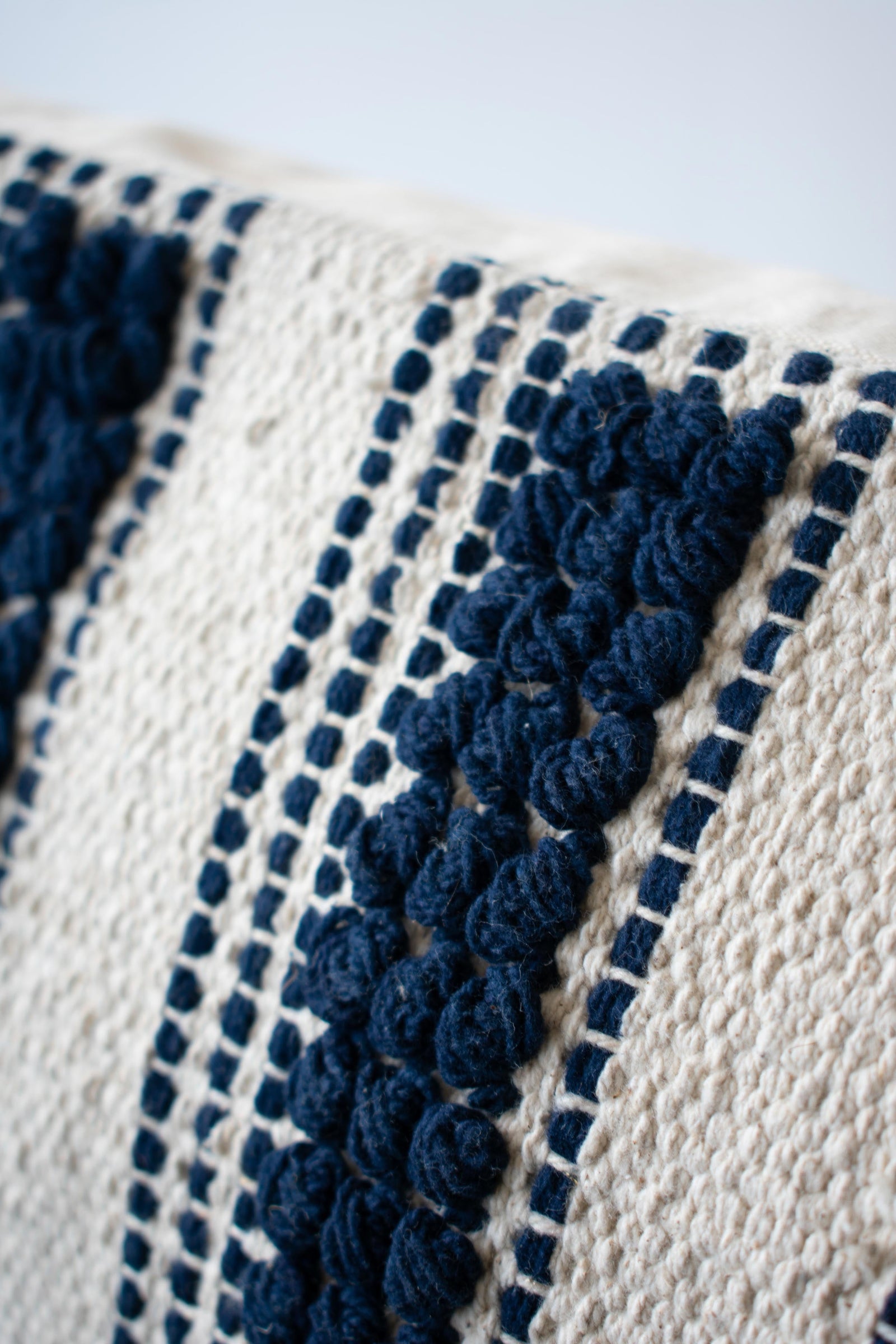 COTTON CANVAS - NAVY RIPPLE