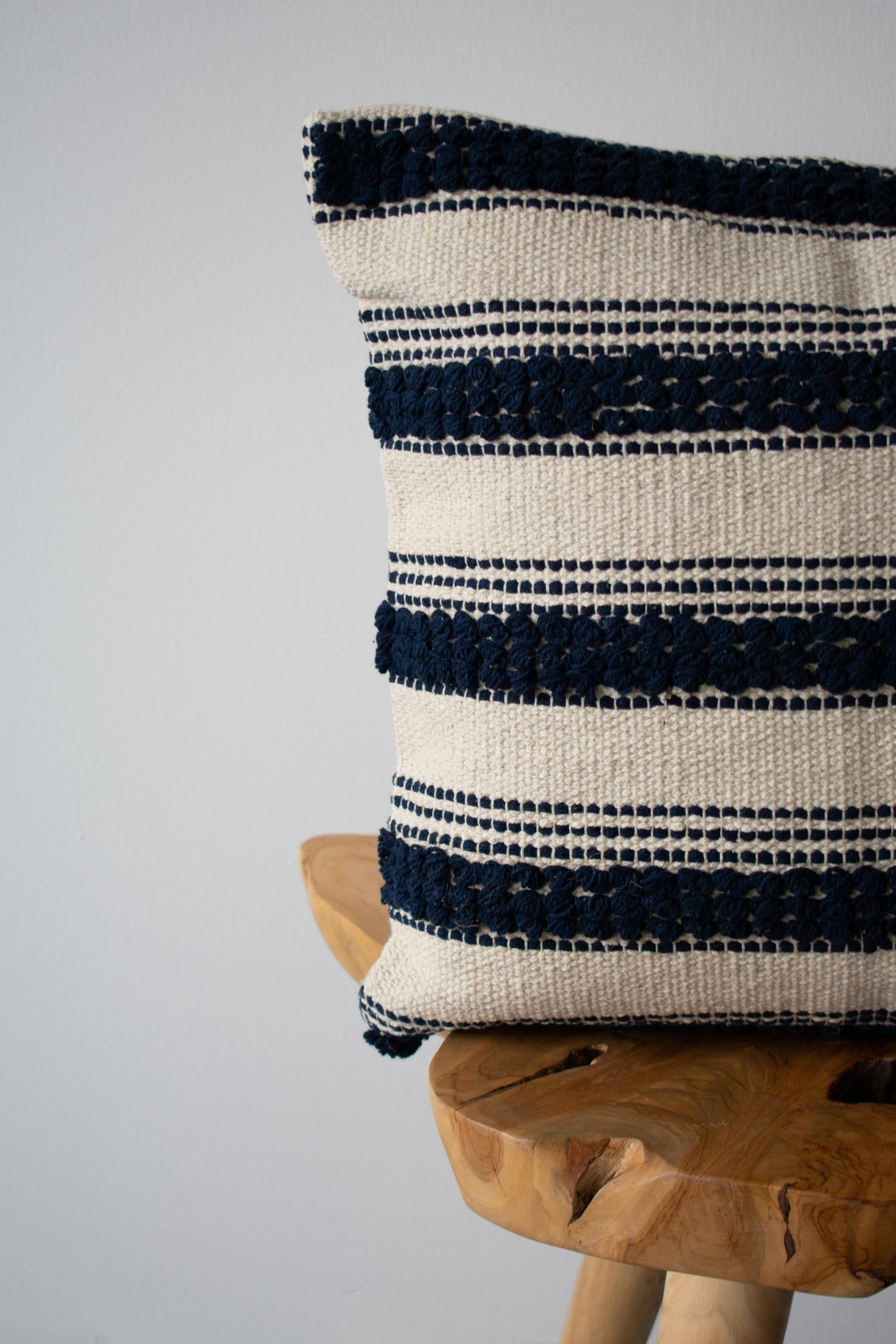 COTTON CANVAS - NAVY RIPPLE