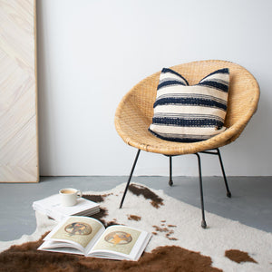 COTTON CANVAS - NAVY RIPPLE