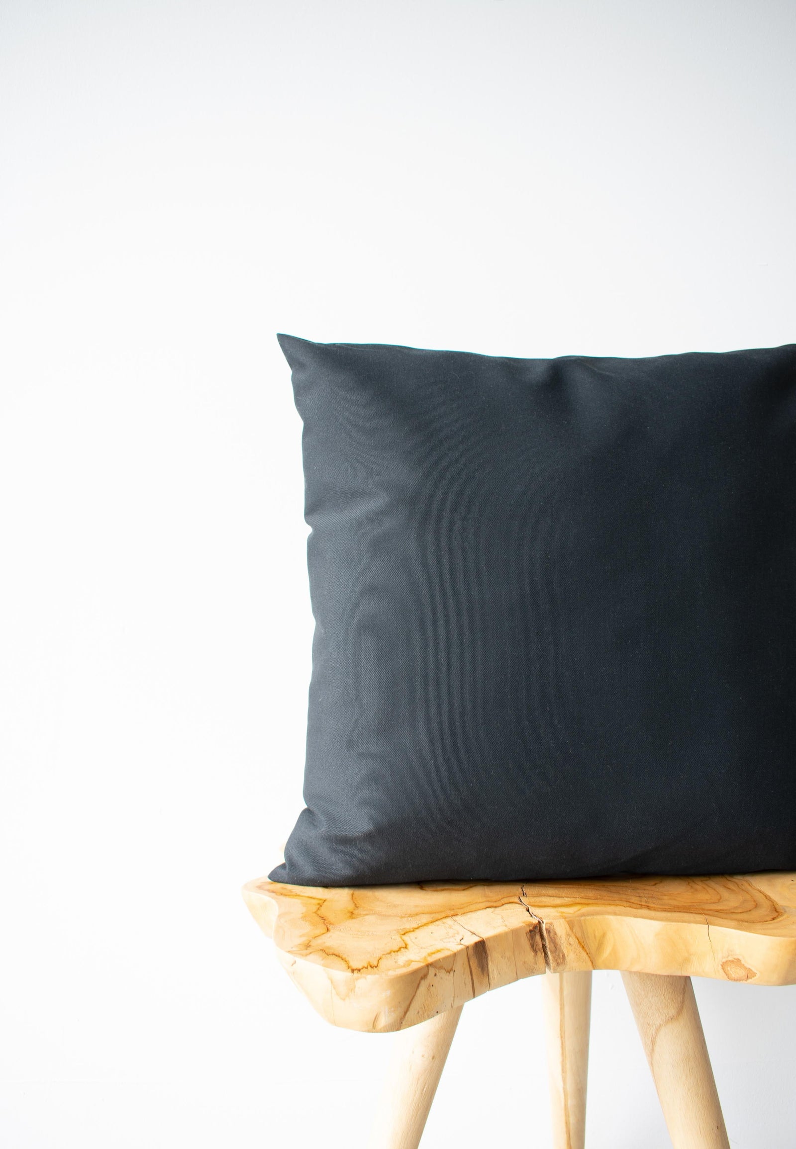 OUTDOOR PILLOW - BLACK 20"