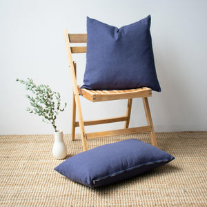 OUTDOOR PILLOW - NAVY LUMBAR