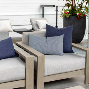 OUTDOOR PILLOW - NAVY 20"